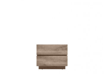 BLACK RED WHITE Anticca KOM2S nočný stolík dub monument