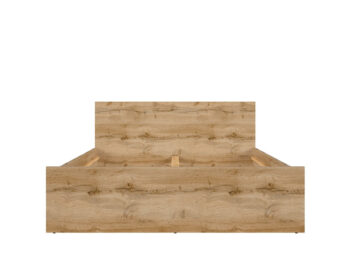 BLACK RED WHITE Zele LOZ/160 posteľový rám dub wotan