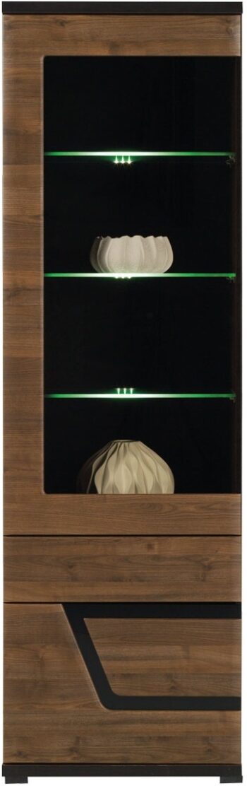 BOG-FRAN Tes TS 4 vitrína s osvetlením orech