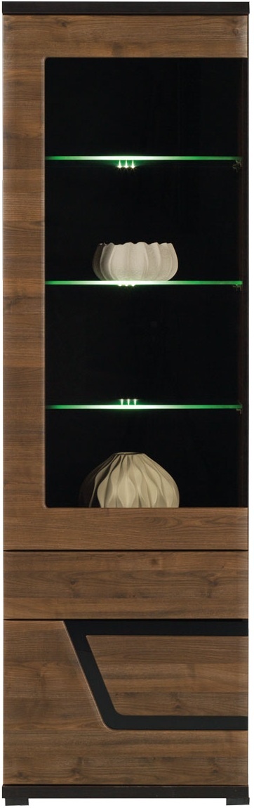 BOG-FRAN Tes TS 4 vitrína s osvetlením orech BOG-FRAN Tes TS 4 vitrína s osvetlením orech