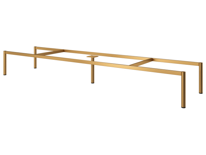 CAMA MEBLE Abeto / Pafos / Slide kovový rám 144 cm zlatá CAMA MEBLE Abeto / Pafos / Slide kovový rám 144 cm zlatá