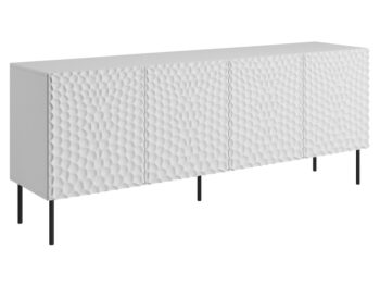 CAMA MEBLE Hole 190 štvordverová komoda biela