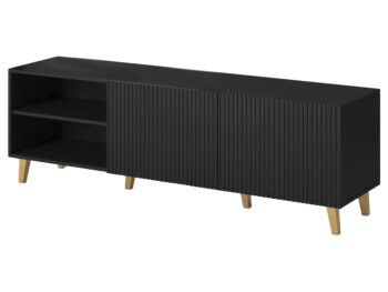 CAMA MEBLE Pafos 150 2D2K tv stolík čierna