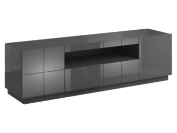 CAMA MEBLE Reja tv stolík grafit lesk