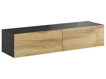 CAMA MEBLE Vigo 140 tv stolík čierna / dub wotan