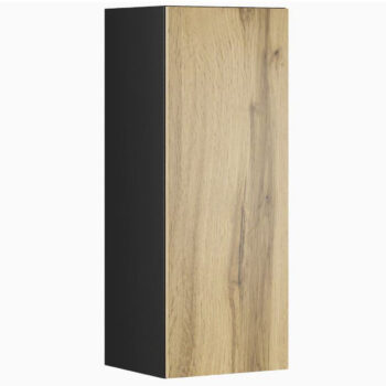 CAMA MEBLE Vigo 90 skrinka na stenu čierna / dub wotan