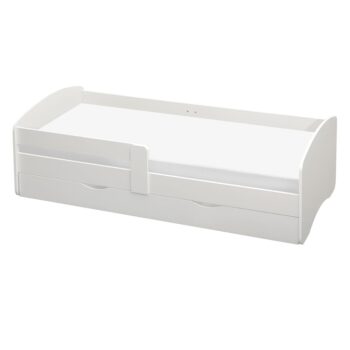 Cocolino jednolôžková posteľ s roštom a úložným priestorom biela