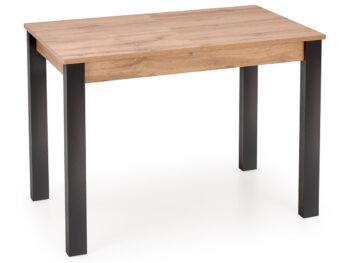 HALMAR Gino rozkladací jedálenský stôl dub wotan / čierna