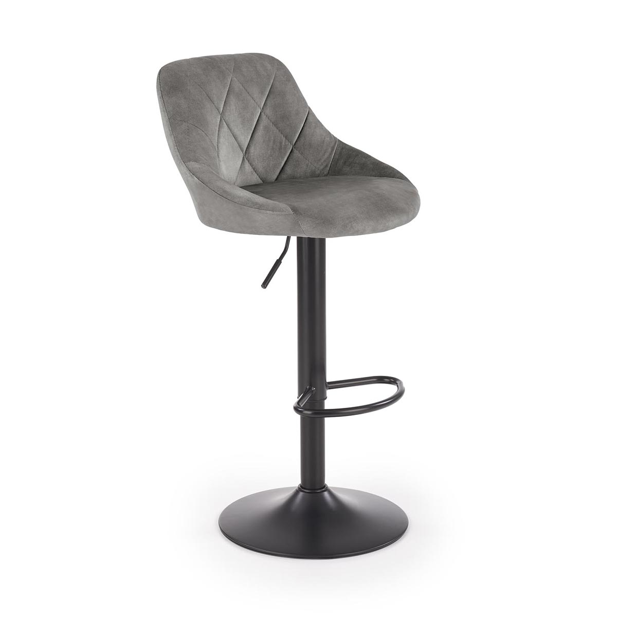 HALMAR H-101 barová stolička sivá / čierna HALMAR H-101 barová stolička sivá / čierna