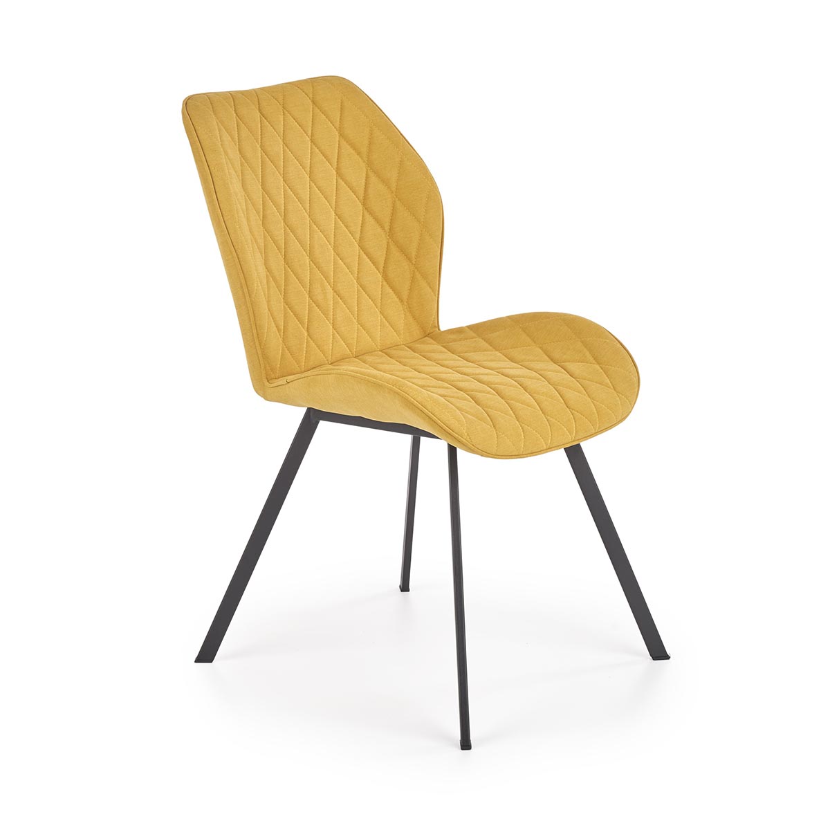HALMAR K360 jedálenská stolička horčicová / čierna HALMAR K360 jedálenská stolička horčicová / čierna