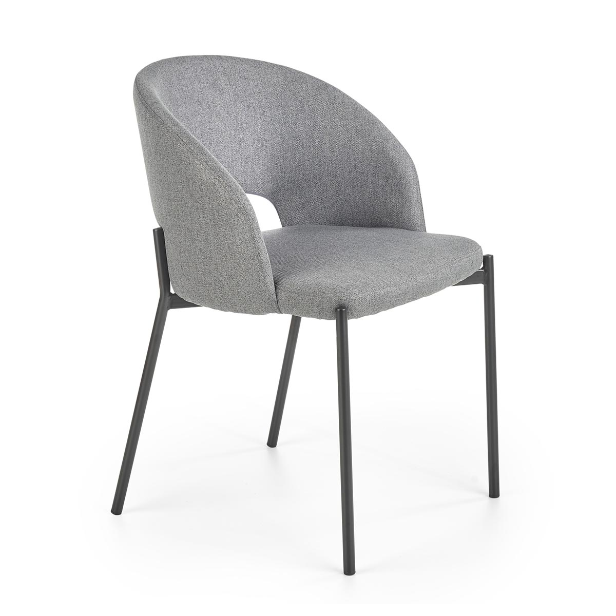 HALMAR K373 jedálenská stolička sivá / čierna HALMAR K373 jedálenská stolička sivá / čierna