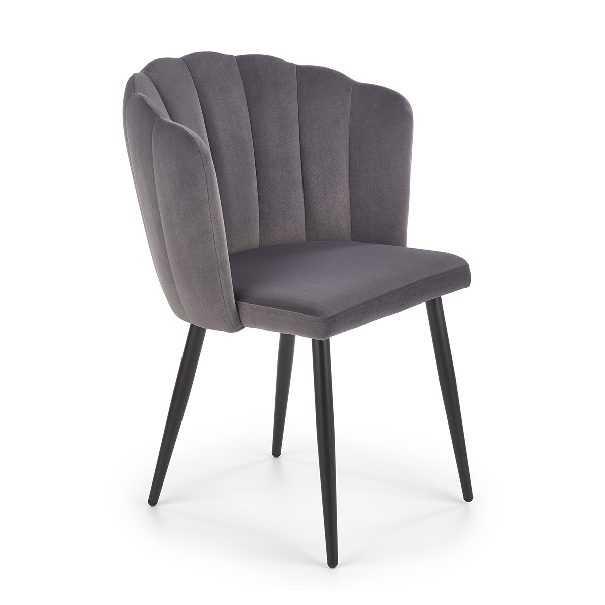 HALMAR K386 jedálenské kreslo tmavosivá / čierna HALMAR K386 jedálenské kreslo tmavosivá / čierna