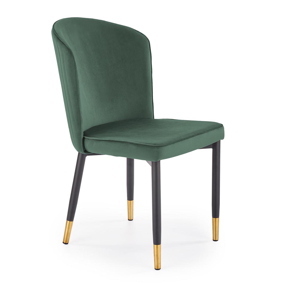 HALMAR K446 jedálenská stolička tmavozelená / čierna HALMAR K446 jedálenská stolička tmavozelená / čierna