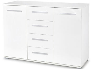 HALMAR Lima KM4 komoda biely lesk