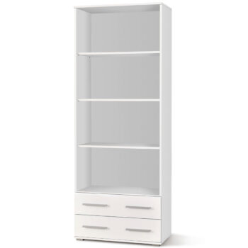 HALMAR Lima REG3 regál biela / biely lesk