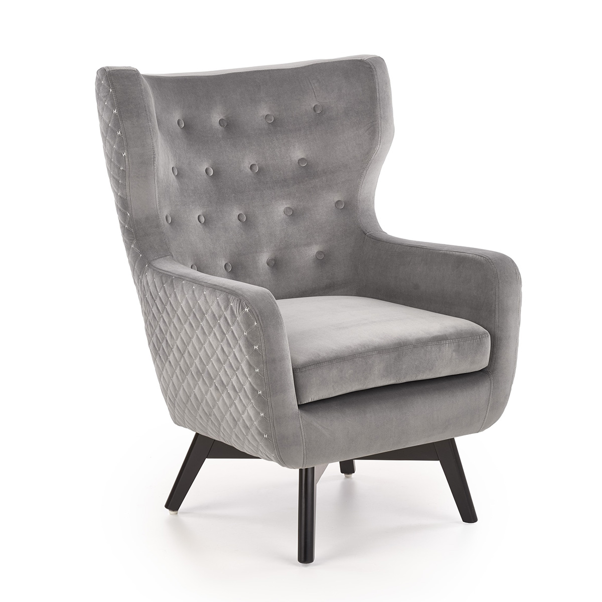 HALMAR Marvel kreslo (ušiak) sivá HALMAR Marvel kreslo (ušiak) sivá