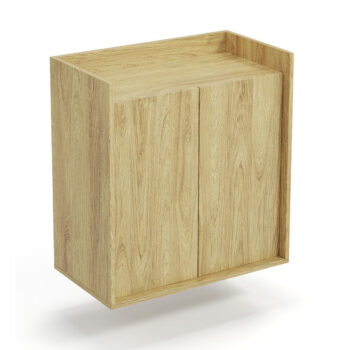 HALMAR Mobius SZF2D dvojdverová skrinka prírodný orech