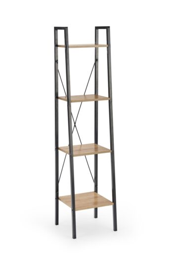 HALMAR Narvik REG1 regál dub sonoma / čierna