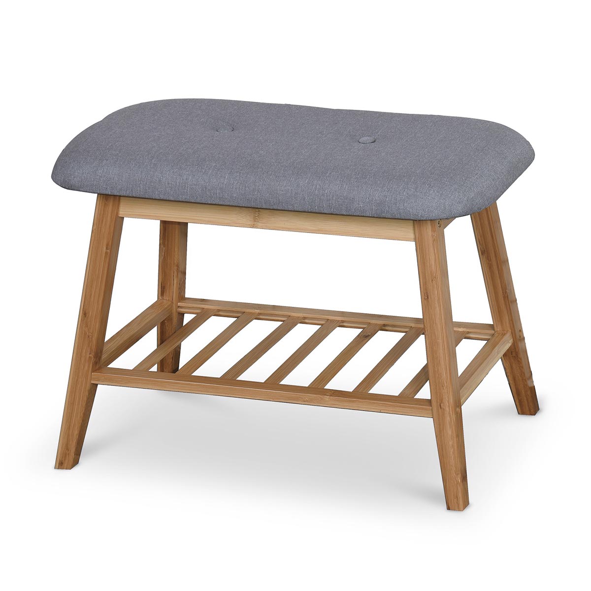 HALMAR ST14 botník s lavicou prírodná / sivá HALMAR ST14 botník s lavicou prírodná / sivá