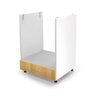 HALMAR Vento DP-60/82 skrinka na vstavanú rúru biela / dub medový