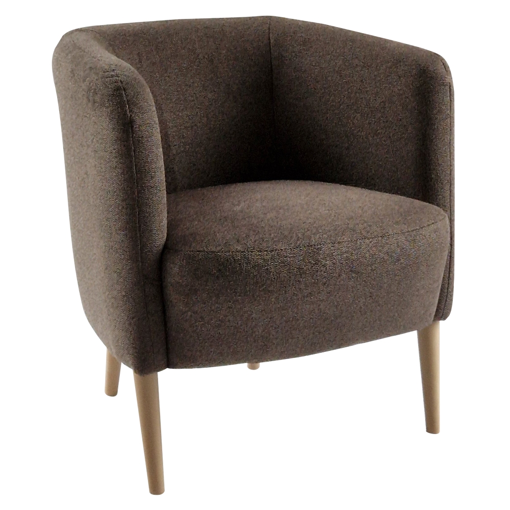 KONDELA Alien kreslo hnedá / buk KONDELA Alien kreslo hnedá / buk