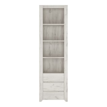 KONDELA Angel Typ 11 3S regál biela / craft