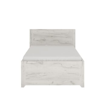 KONDELA Angel Typ 90 3S 90 posteľový rám s úložným priestorom biela / craft