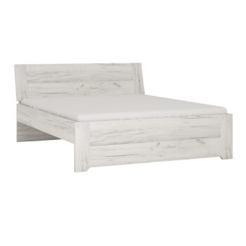 KONDELA Angel Typ 92 160 posteľový rám biela / craft