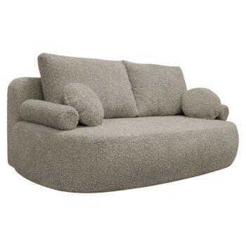 KONDELA Aragon rozkladacia pohovka s úložným priestorom sivobéžová (taupe)