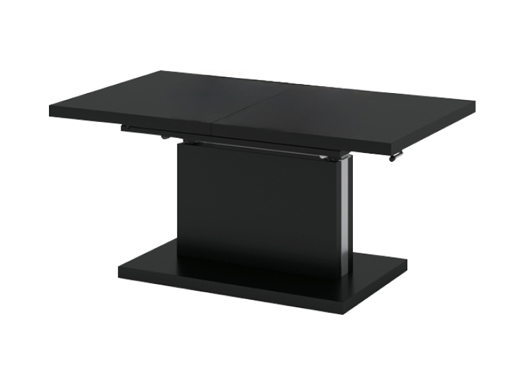 KONDELA Arton 120/200 rozkladací konferenčný stolík čierna KONDELA Arton 120/200 rozkladací konferenčný stolík čierna