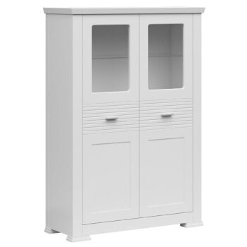 KONDELA Aryan 2W barová skrinka biela