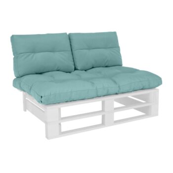 KONDELA Aryo 2 New vankúše na paletové sedenie mentolová