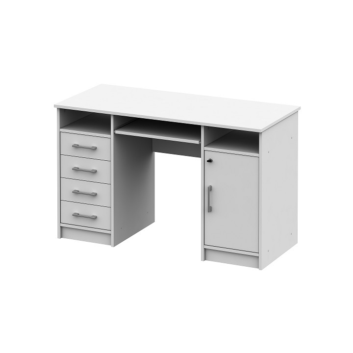 KONDELA B9 New pc stolík biela KONDELA B9 New pc stolík biela