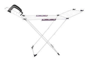 KONDELA Balav sušiak na prádlo biela