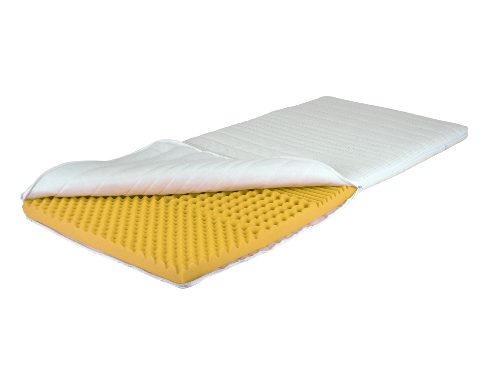 KONDELA Bambi Typ 4 160 penový matrac (topper) 160x200 cm biela KONDELA Bambi Typ 4 160 penový matrac (topper) 160x200 cm biela