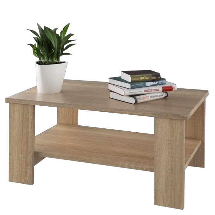 KONDELA Bernardo konferenčný stolík dub sonoma KONDELA Bernardo konferenčný stolík dub sonoma