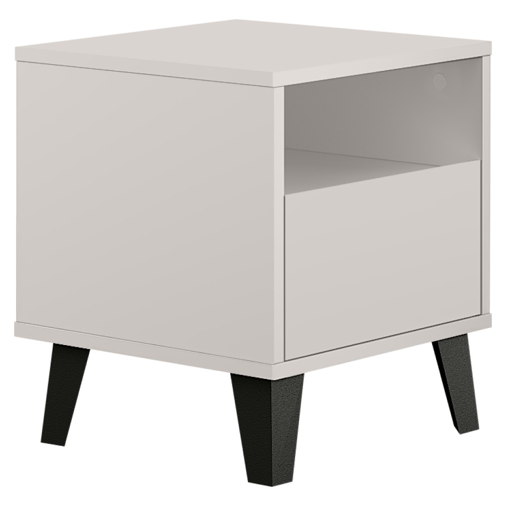 KONDELA Bogan New 1S nočný stolík kašmír KONDELA Bogan New 1S nočný stolík kašmír