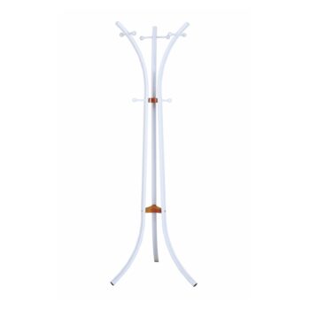 KONDELA Calvin kovový vešiak biela