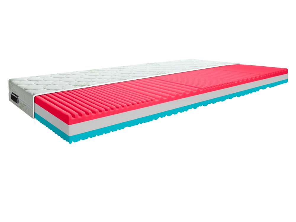 KONDELA Caroli obojstranný penový matrac 140x200 cm biela KONDELA Caroli obojstranný penový matrac 140x200 cm biela