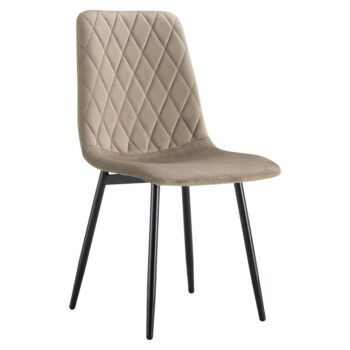 KONDELA Darija New jedálenská stolička hnedá / čierna