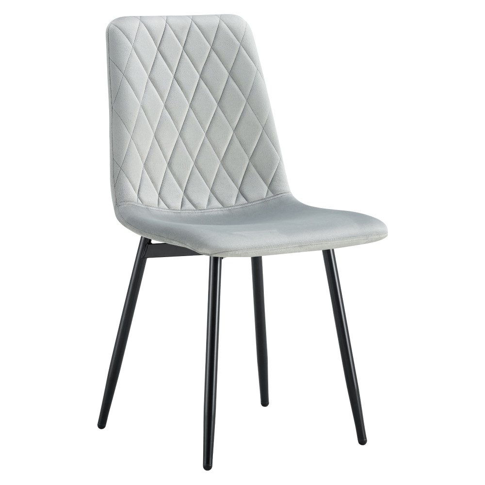 KONDELA Darija New jedálenská stolička svetlosivá / čierna KONDELA Darija New jedálenská stolička svetlosivá / čierna