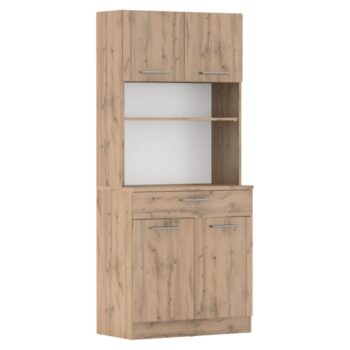 KONDELA Domis New štvordverový kredenc dub wotan