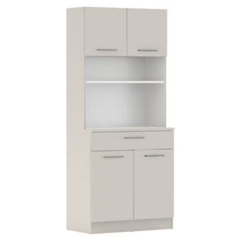 KONDELA Domis New štvordverový kredenc kašmír