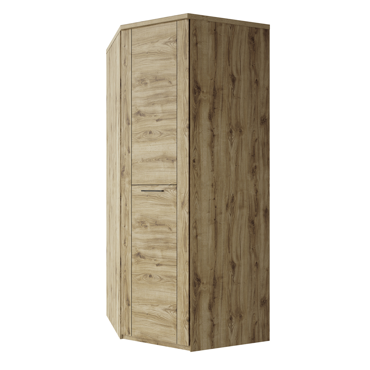 KONDELA Dorsi 1D rohová šatníková skriňa dub navarra KONDELA Dorsi 1D rohová šatníková skriňa dub navarra