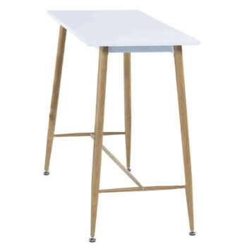 KONDELA Dorton barový stôl biela / buk