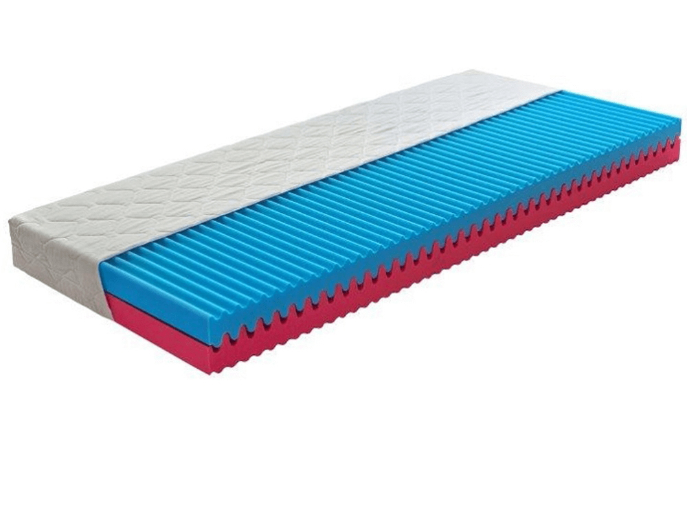 KONDELA Eleanor obojstranný penový matrac 90x200 cm biela KONDELA Eleanor obojstranný penový matrac 90x200 cm biela