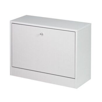 KONDELA Fatma New botník (skrinka na topánky) biela