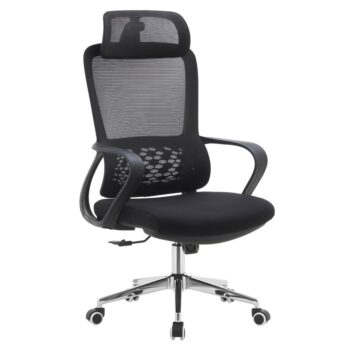 KONDELA Foster Typ 1 kancelárske kreslo čierna / chróm