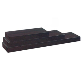 KONDELA Gana polica 60x25 cm čierna