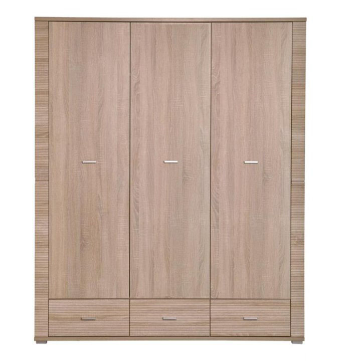 KONDELA Grand 1 3D šatníková skriňa dub sonoma KONDELA Grand 1 3D šatníková skriňa dub sonoma